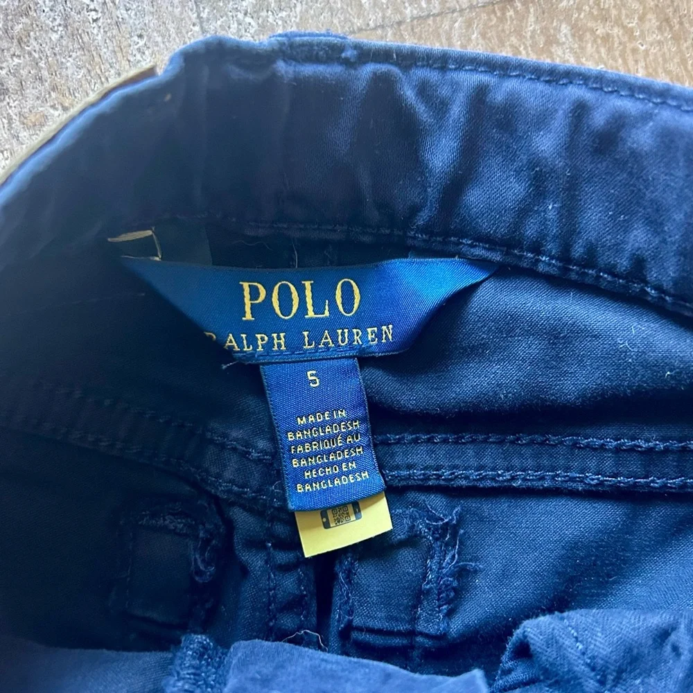 Polo by Ralph Lauren Pants- Navy, Khaki, Blue Jeans- Boys Size 5- Like New - Picture 4 of 9